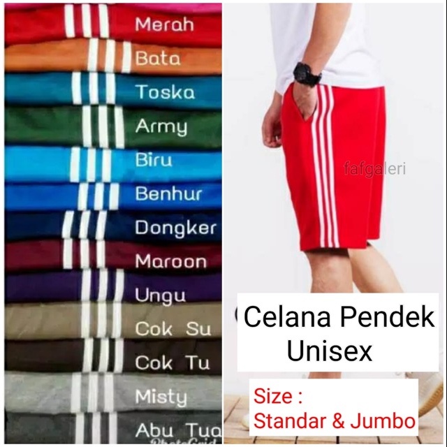 TRAINING PENDEK JUMBO CELANA TRAINING PENDEK JUMBO BISA COD