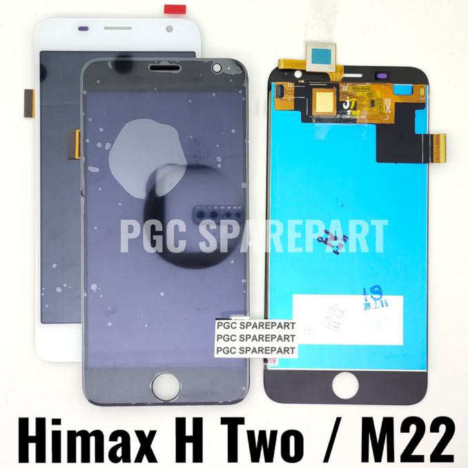 LCD-TOUCHSCREEN ORIGINAL OEM LCD TOUCHSCREEN FULLSET HIMAX M22 / H TWO - BUKAN M22I - HITAM