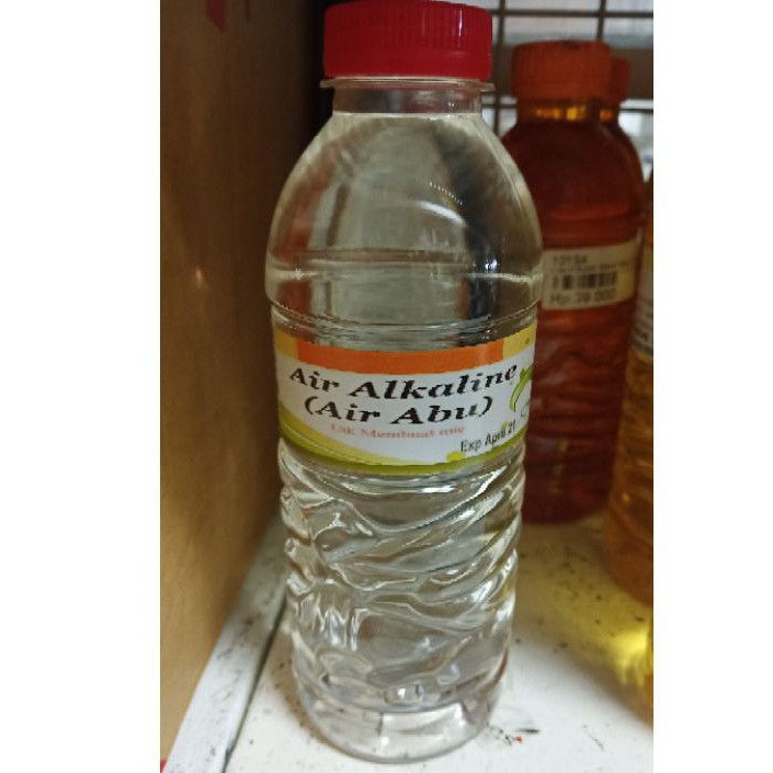 

Air Alkaline / Air Abu 300 ml (Untuk membuat mie)