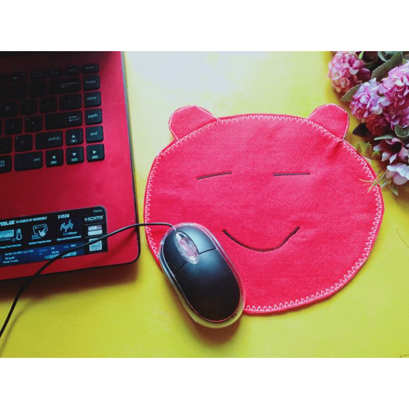 Mouse Pad Alas Mouse Lucu Unik Anti Slip