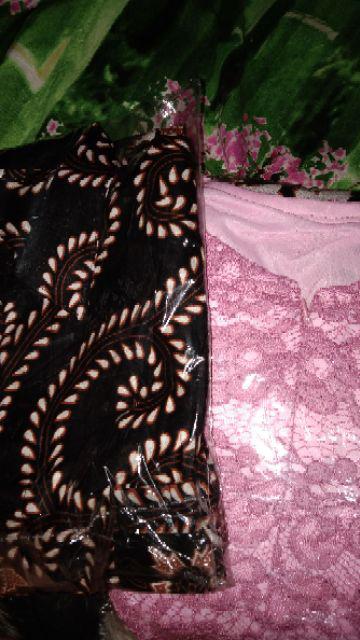 Batik Couple Gamis Brokat Busui Kalitan Gurita 2507