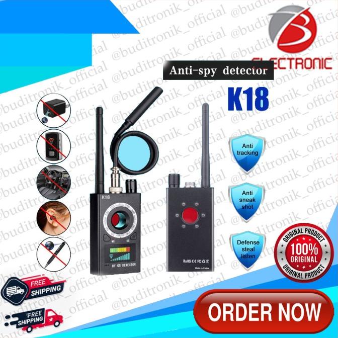 RF Signal Detector Anti Spy Detector Camera K18 GSM Bug Finder GPS