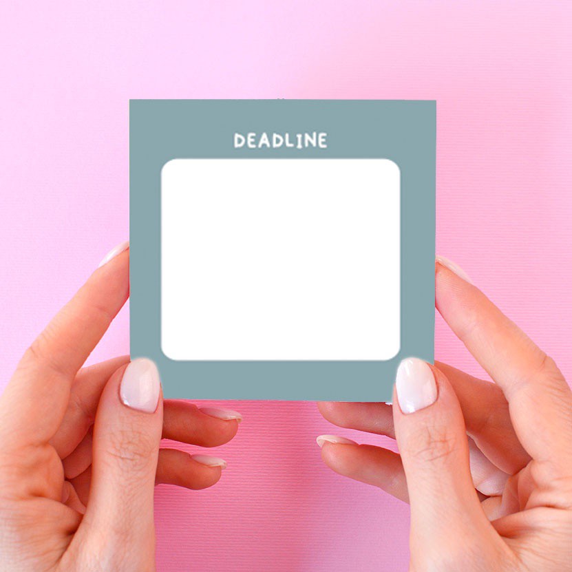 

Memopad Deadline