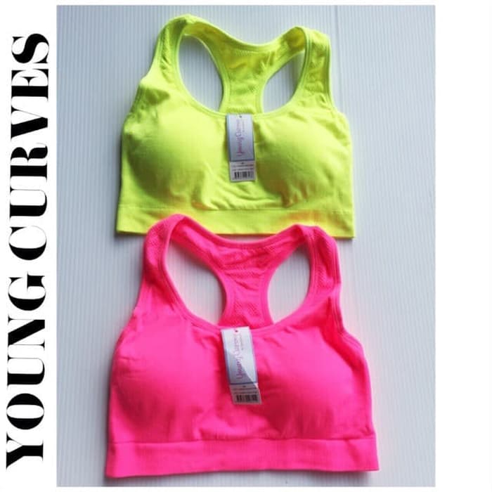 Sport bra Young Curves 040 - M, Pink