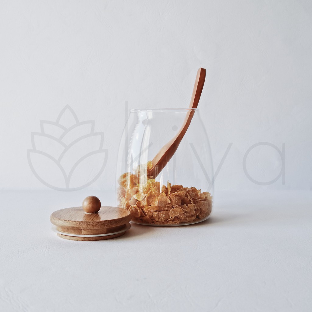 GURASU | Jar / Toples kaca tutup kayu