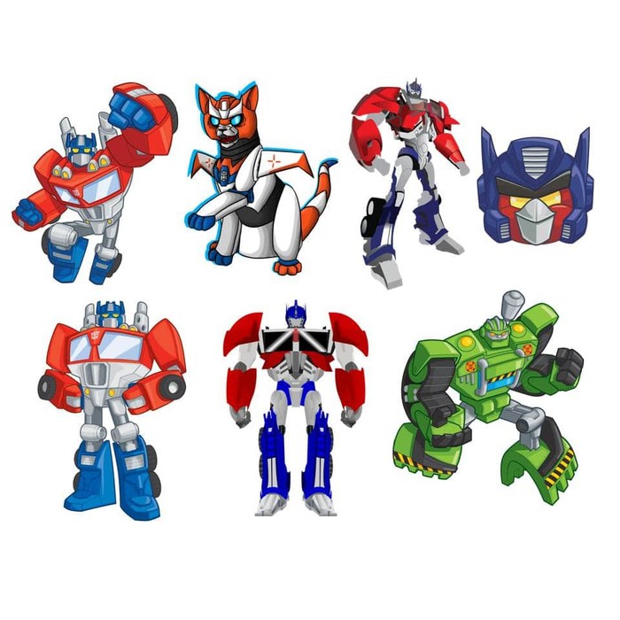 Kertas Cliparts - Transformes Rescue Bots (27pcs)