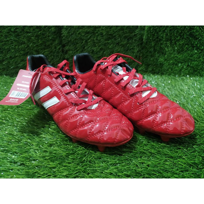 Bonus Deker Sepatu Bola Sevspo Fonder 12 Pass Merah Putih Red White