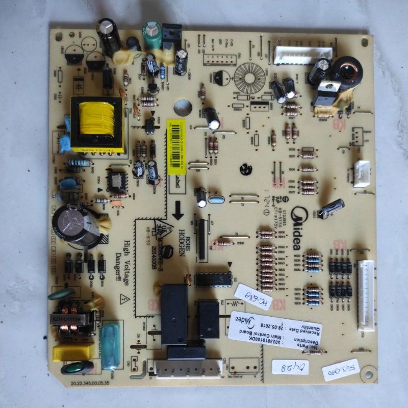 MIDEA KULKAS HC-689 : SPAREPART ORIGINAL MODUL PCB KULKAS MIDEA