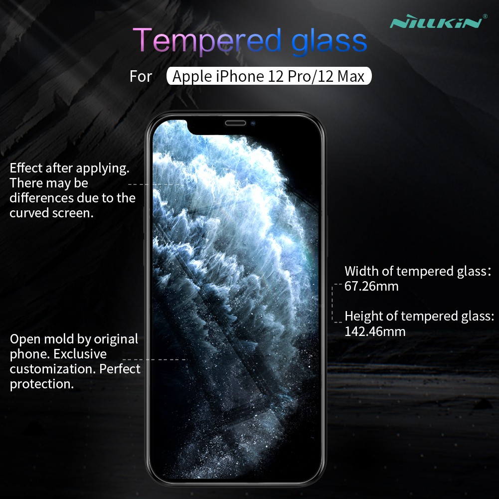 Tempered Glass Apple iPhone 12 / 12 Pro 6.1 Nillkin Amazing H+ Pro Ori