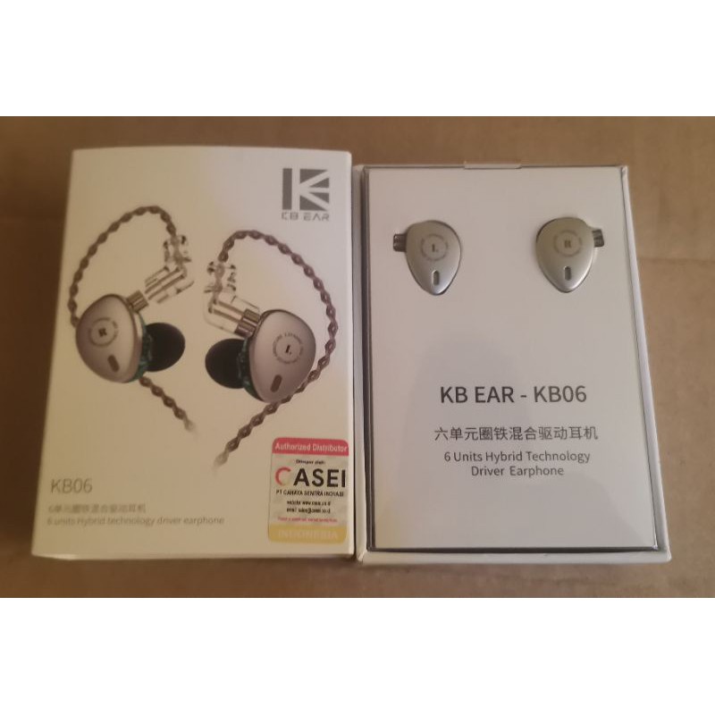 KBEAR KB06 2BA+1DD Hybrid Im Ear Monitor Earphone With Mic