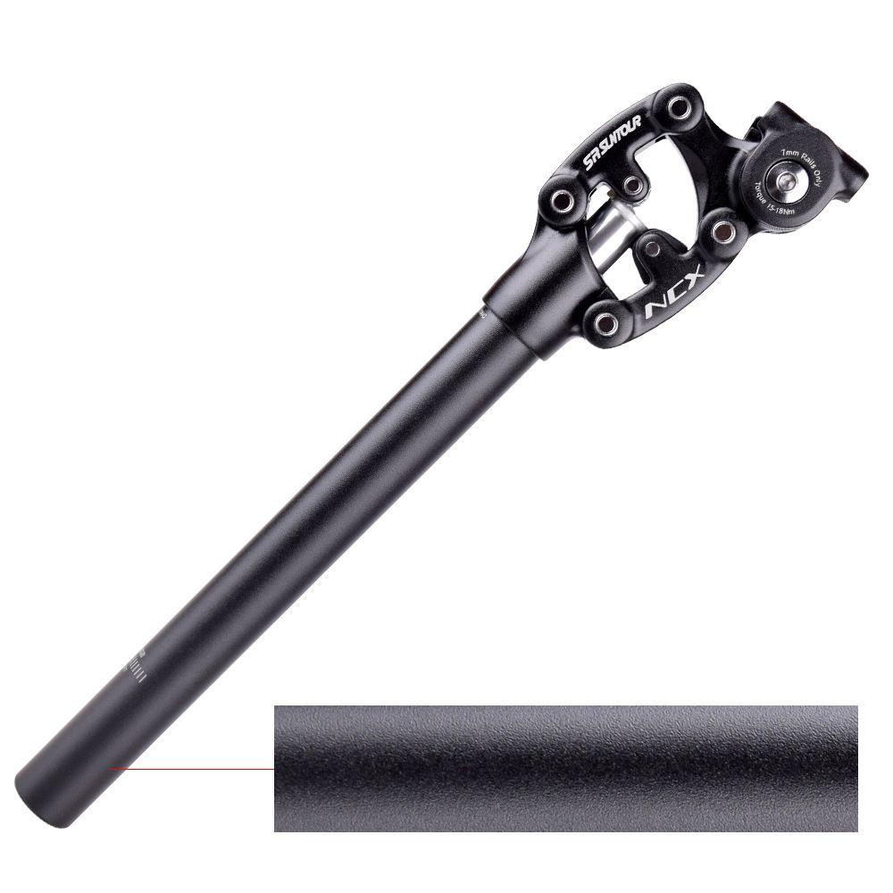 Lanfy Seatpost Sepeda 350mm Perlindungan Debu Shock Absorber Seat Tube Aksesoris Jajar Genjang Konstruksi Protection Case Seat Tube Clamp Suspensi Seat Post