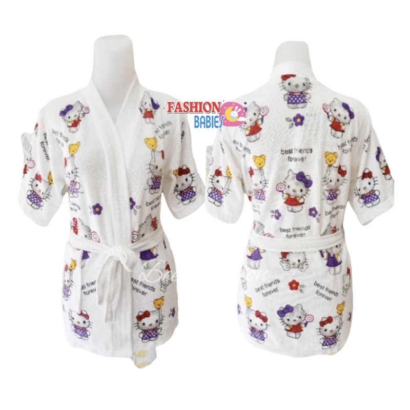 KIMONO HANDUK ANAK HELLOKITTY