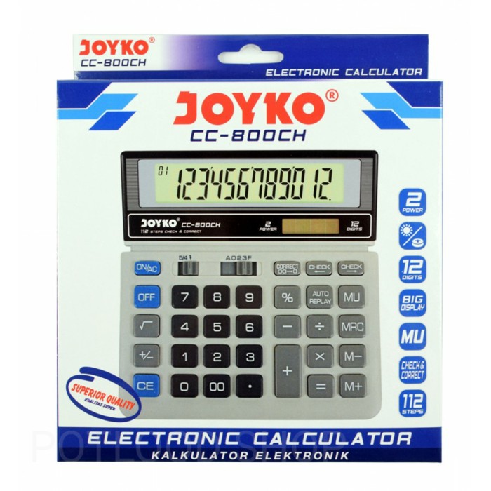 

Kalkulator Joyko CC-800 CH - 12 Digits