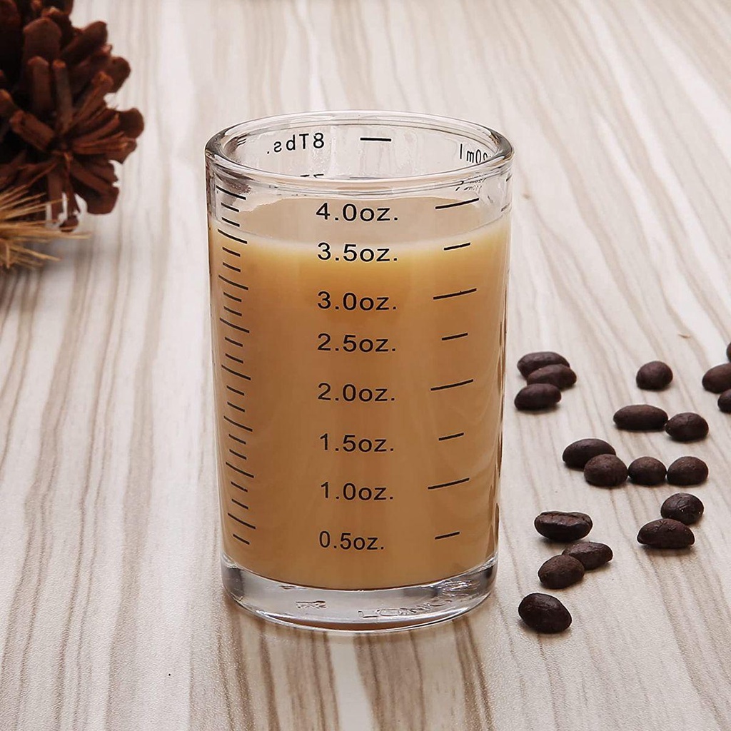 Nickolas1 Jigger Espresso Dengan Skala Heavy Duty Bar Aksesoris Shot Glass