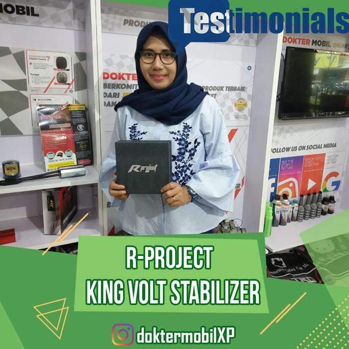 Kualitas Terbaik R-Project Volt Stabilizer Mobil/Penghemat BBM Mobil TERBUKTI STOK TERBATAS