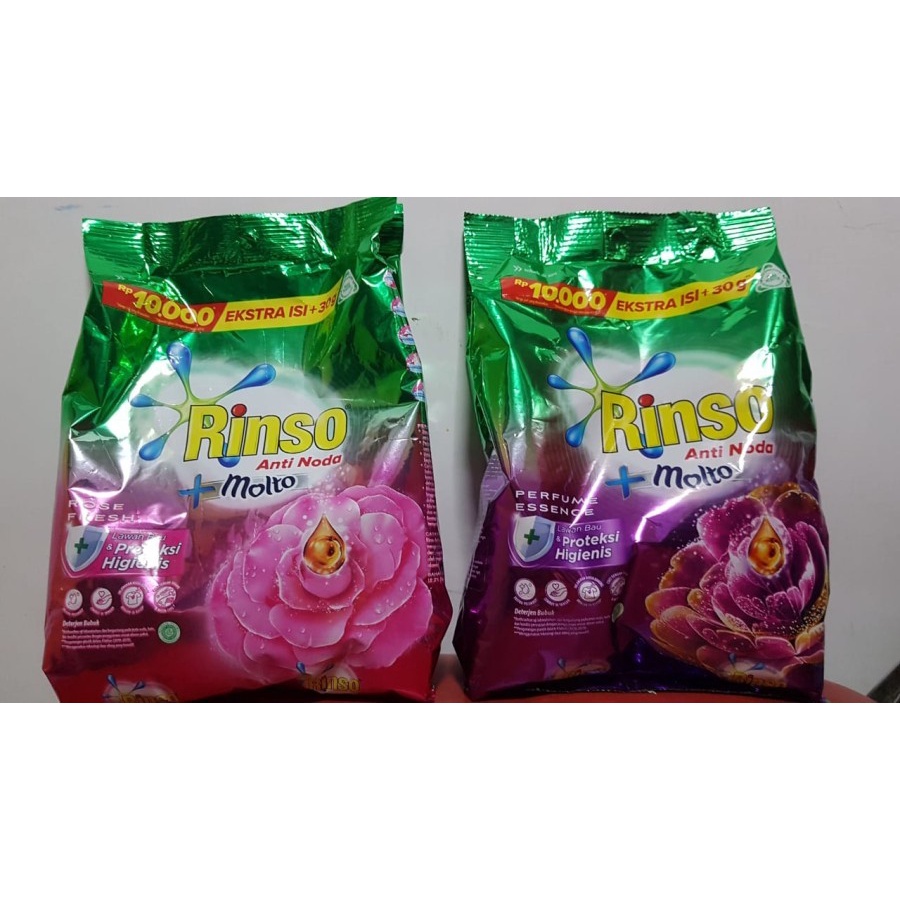 RM01- Rinso Matic Deterjen Bubuk Anti Noda Classic Fresh 430 Gram