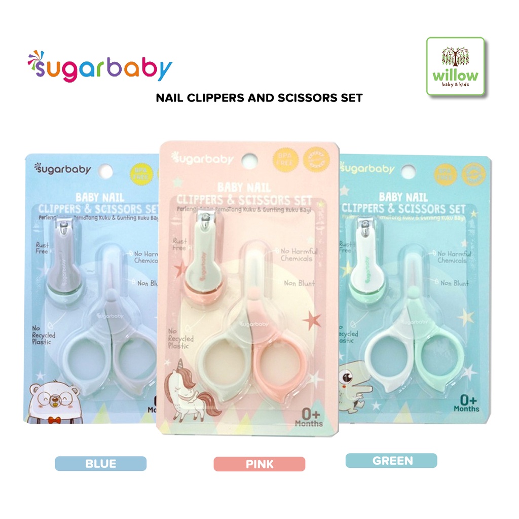 Sugar Baby Nail Clippers & Scissors Set - Gunting Kuku Bayi