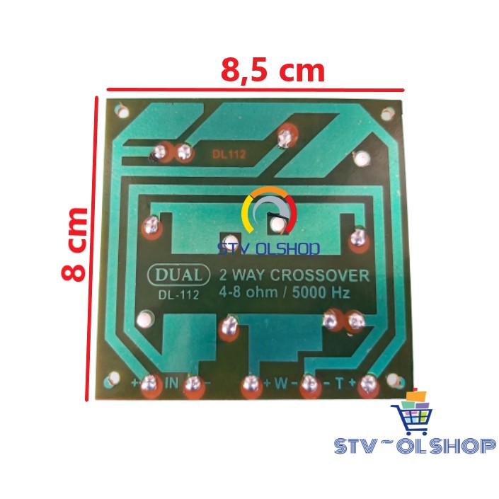 Crossover 2 Way Dual / Crossover Pasif Dual DL 112