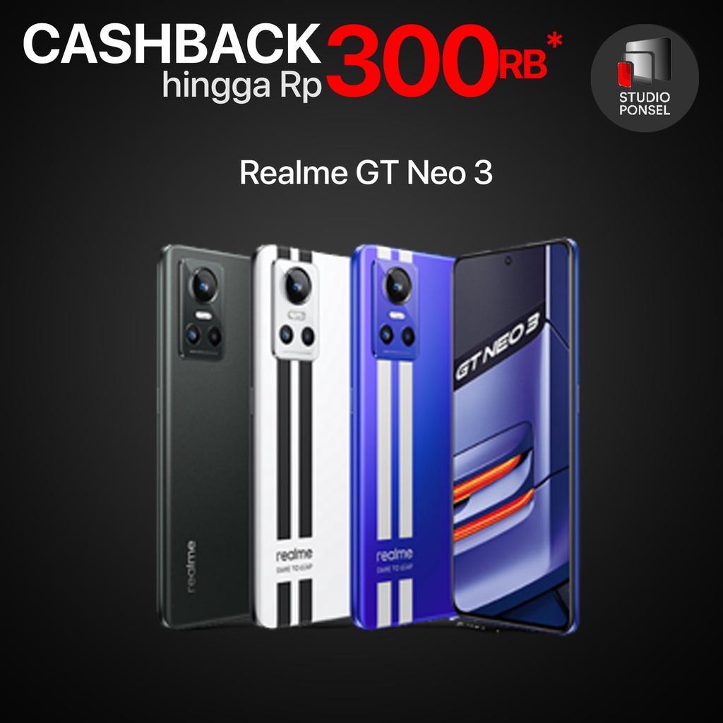 Realme GT Neo 3 5G 8/256GB Garansi Resmi Not Realme GT Neo 2 3T