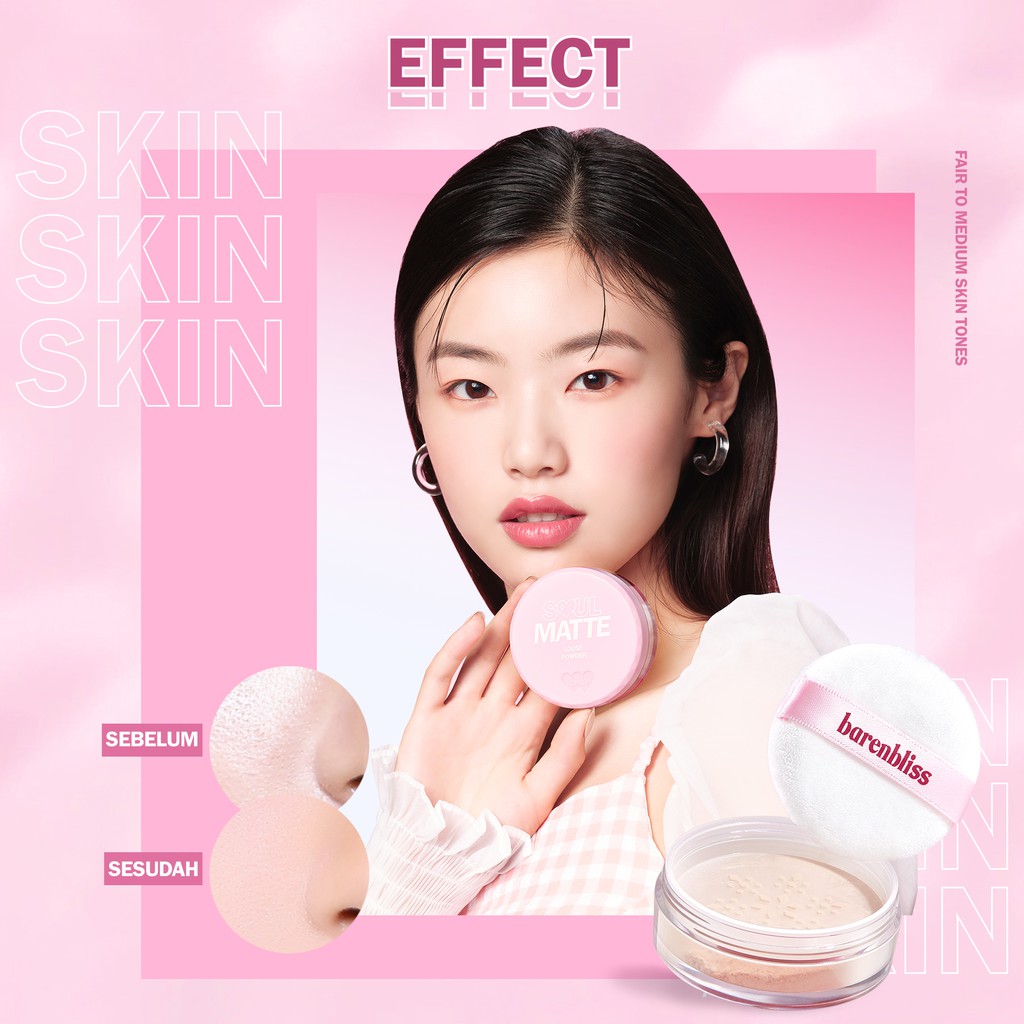 𝐑𝐀𝐃𝐘𝐒𝐀 - BNB Barenbliss Soul-Matte Loose Powder Korea Bedak Tabur