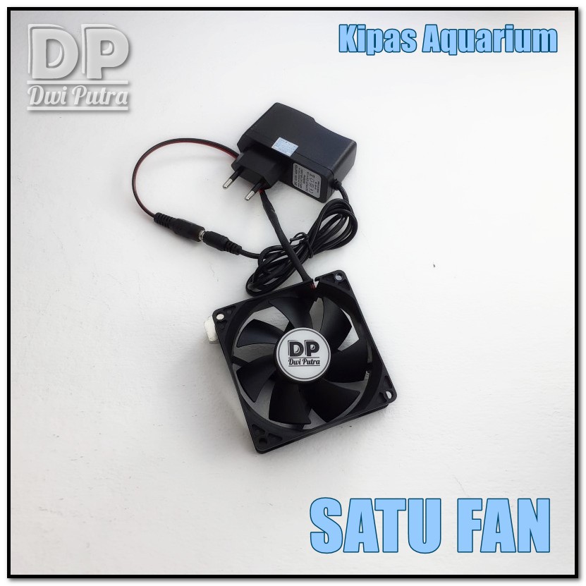 KIPAS AQUARIUM ( 8 CM ) BLACK FULLSET // HIGHSPEED RPM //AQUASCAPE PENDINGIN COOLING COOLER FAN