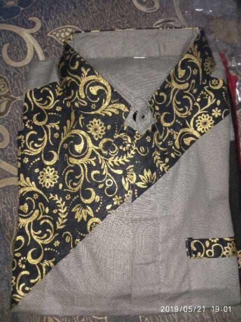 Promo Kemeja Batik Kombinasi Termurah Koko Batik Terlaris Grosir Batik Pekalongan Ozila
