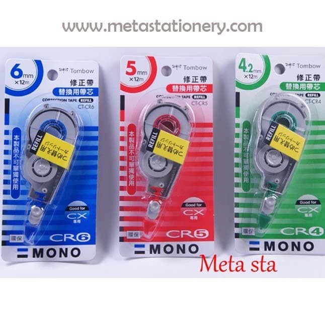 

TULIS-ALAT- REFILL CORRECTION TAPE / TIPEX TOMBOW MONO CT-CX - BIRU -ALAT-TULIS.