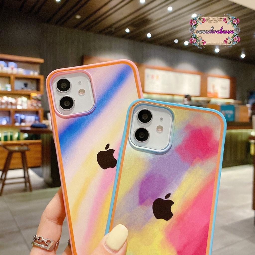 ss044 softcase rainbow ip 6 6+ 6s 7 8 x xs xr sb2818