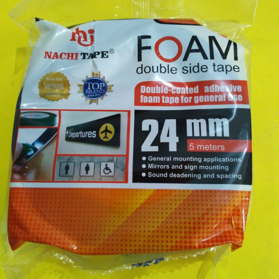 Double Tape Foam Nachi 24mm x 5m (Nachi Tape)