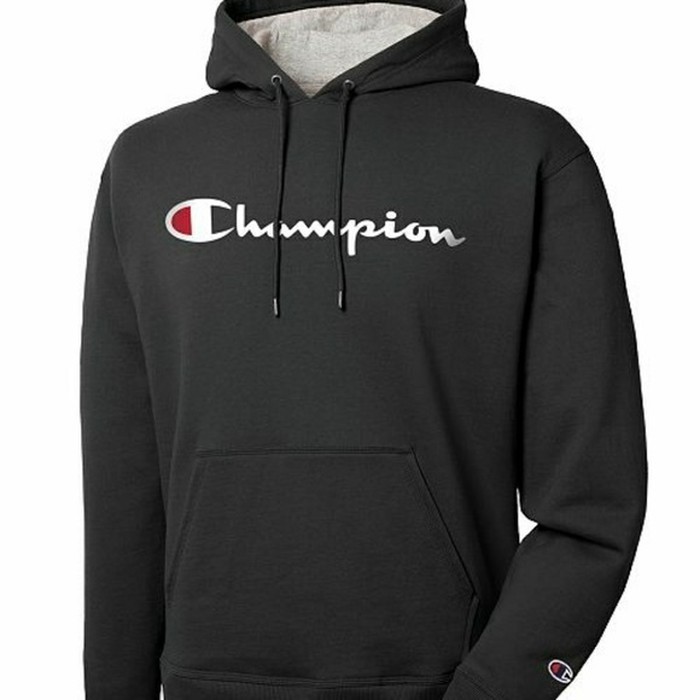 Jaket Champion Premium Hoodie Fleece Tebal Bordier