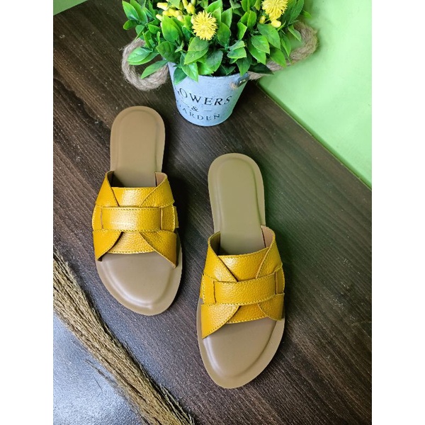 Sandal kulit wanita-Sandal kulit garut-Sandal wanita-KULIT SAPI