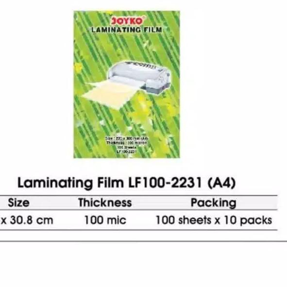 

Baru plastik laminating A4 joyko laminasi panas hot 100 micron, lq1...