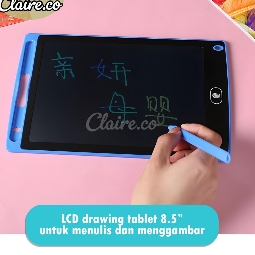 

(O7A2).. LCD Writing Tablet / Drawing Pad / Papan Tulis LCD Gambar Mainan 8,5 Inch Edukasi //Jual@produk