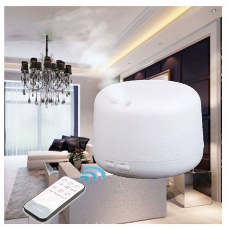 [PENYEJUK] - Taffware Humidifier Elektrik + 7 LED + Remote Control - HUMI H24 - White