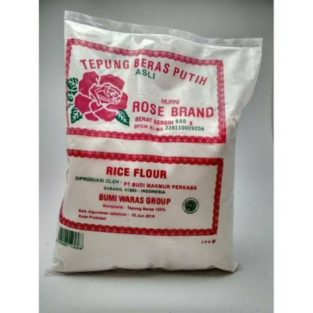 

Tepung Beras Rose Brand 500gr