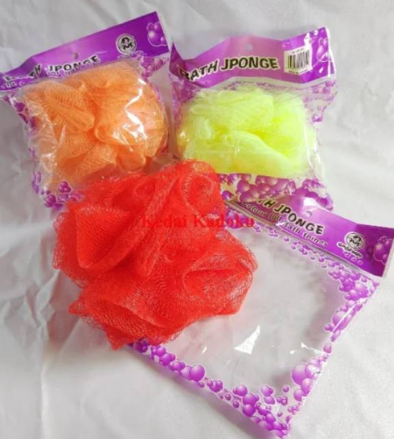 BATH SPONGE SPONS MANDI  20 gr SPON BISA PILIH WARNA