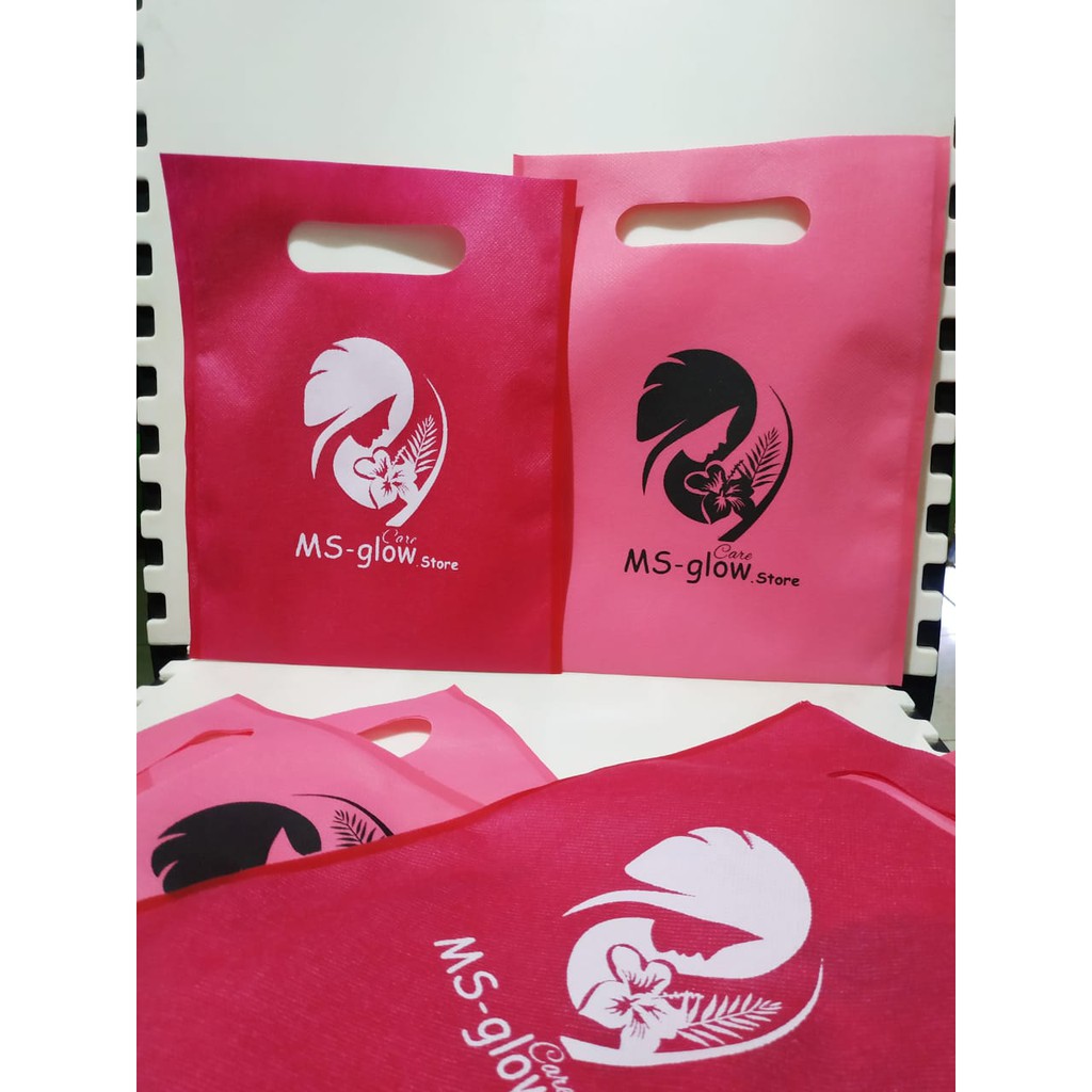 

Goodie Bag, Tas Sablon MS Glow Berbagai Ukuran