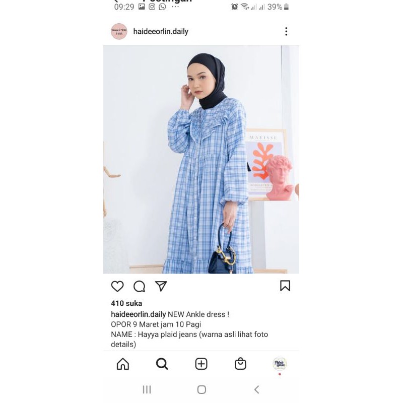 Hayya Plaid Jeans by haideeorlin