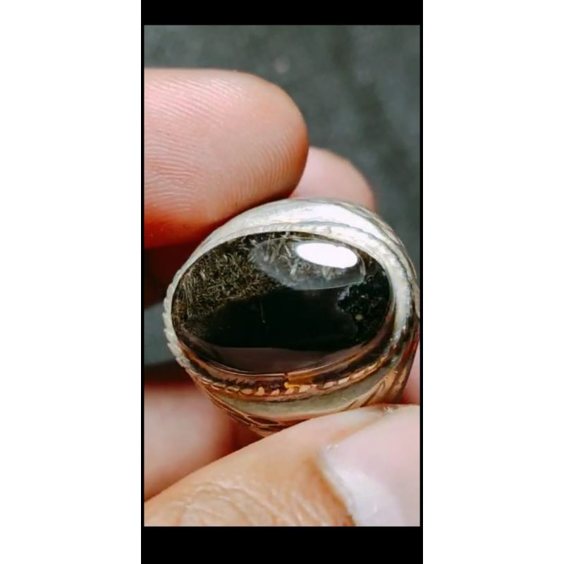 batu akik bulu macan lumajang