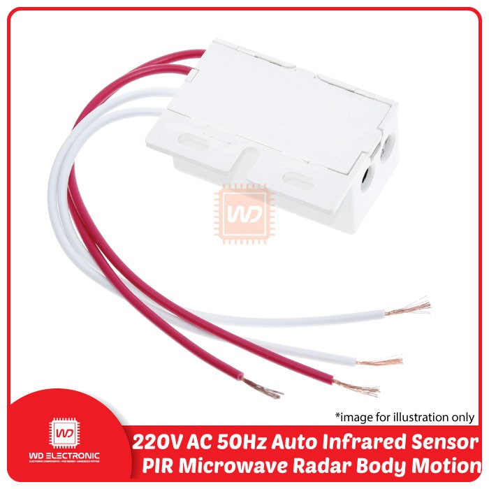 PIR 220V AC 50Hz Auto Infrared Sensor Switch PIR Microwave Radar Body Motion Sensor