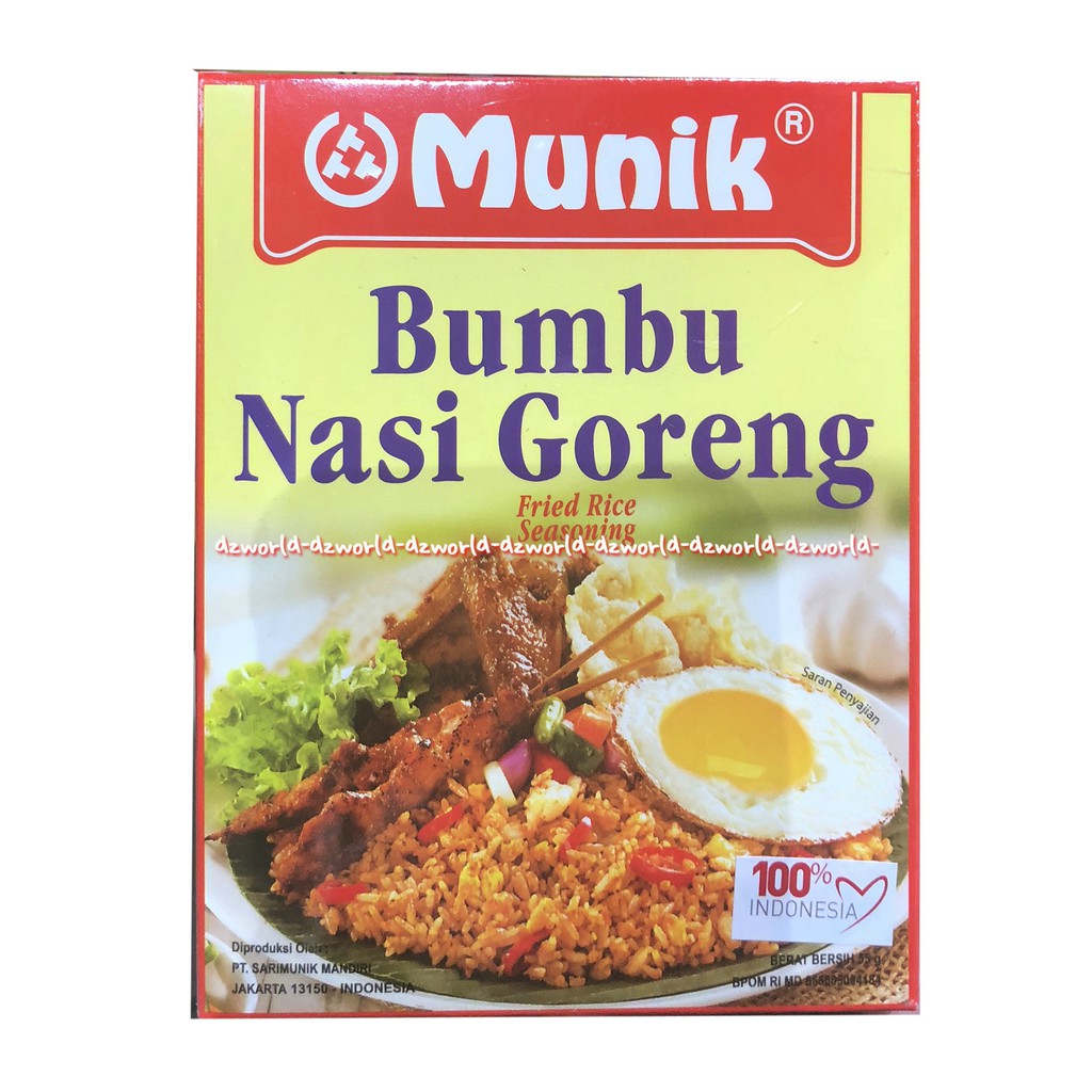 Munik Bumbu Nasi Goreng Fried Rice Seasoning Bumbu Instan 35gr