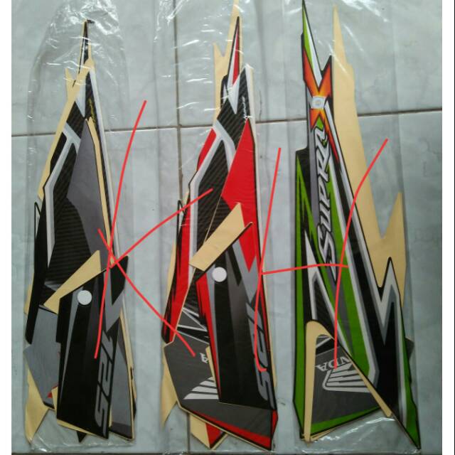 Striping supra x 125 r 2012