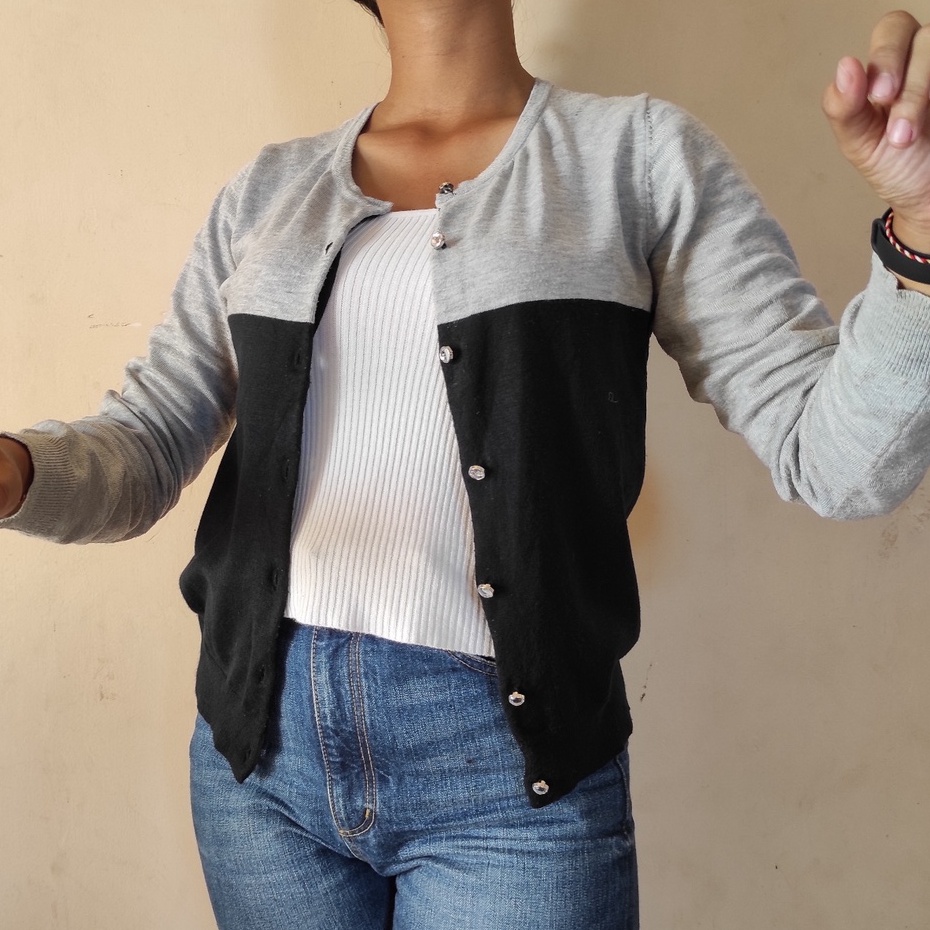 Sweater / Cardigan / Rajut Murah 2 collors Healthy Karen