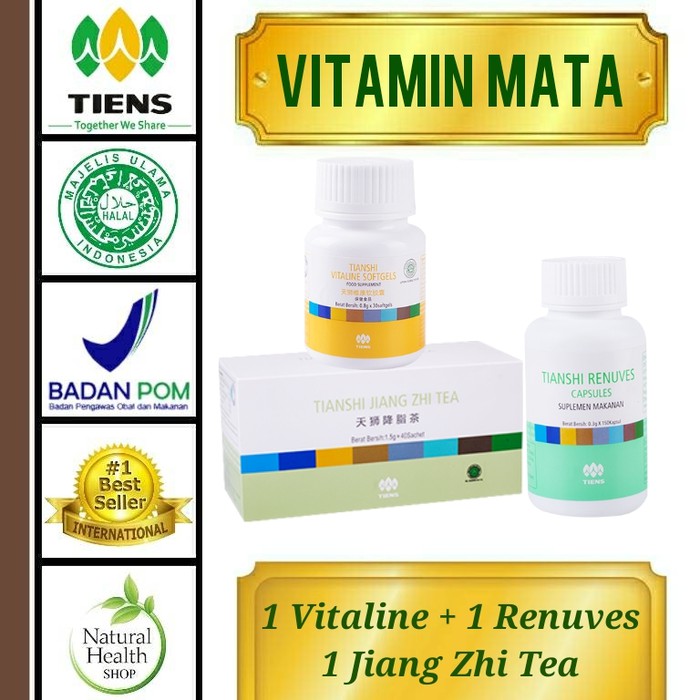 Vitamin Tiens untuk mata/ Terapi mata minus / Mengobati mata minus