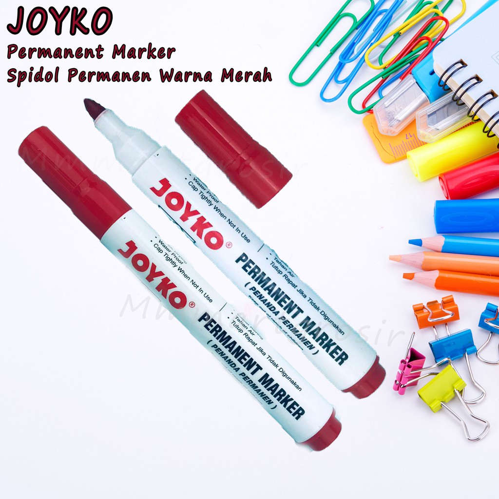Joyko / Spidol Permanen / Warna Merah
