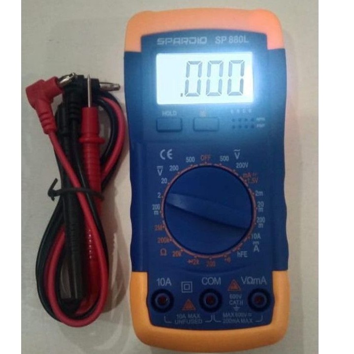 MULTIMETER digital SPARDIO IPX 7 SP880L