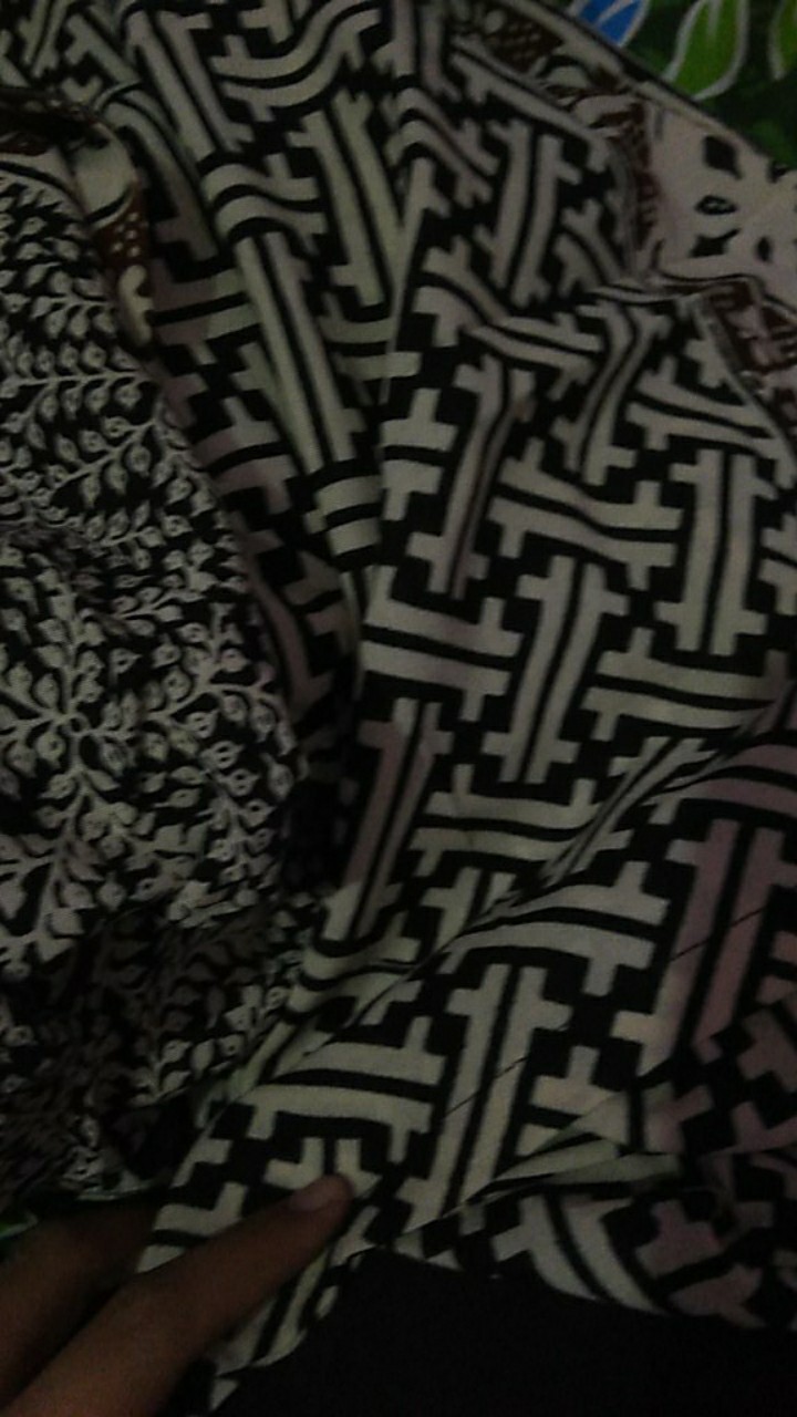 Atasan Batik Murah Kartini Pagi Sore Sogan Batik Solo Tuman 145.000