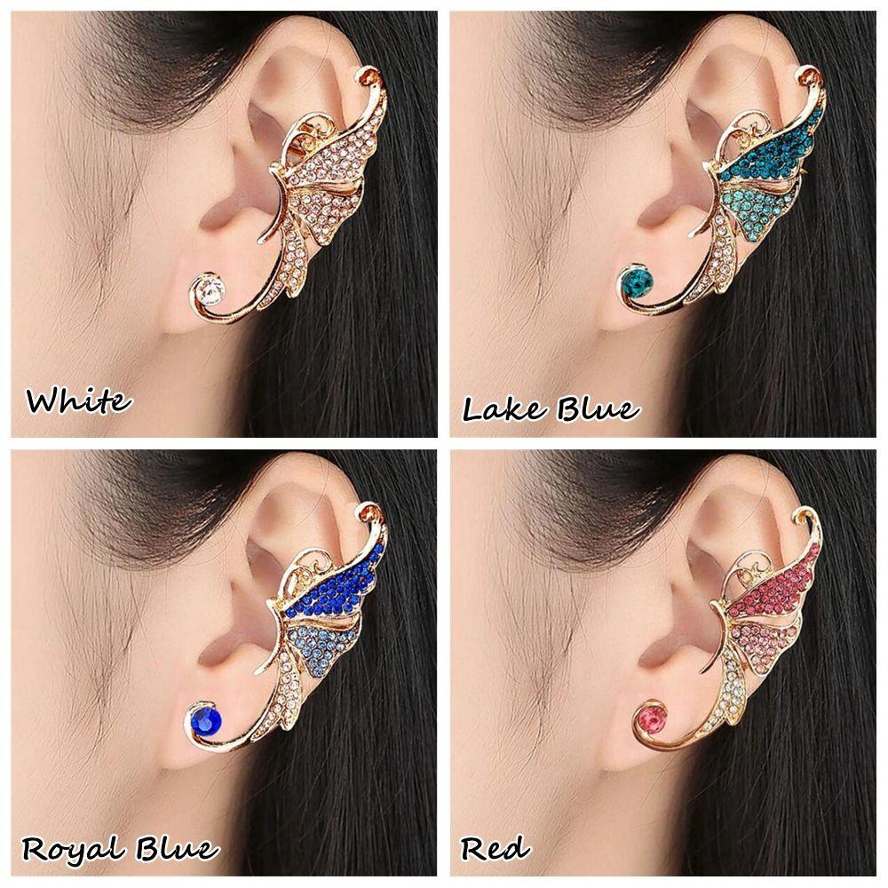 Lily Ear Wrap Fashion Hadiah Perhiasan Tragus Earrings Anting Kupu-Kupu