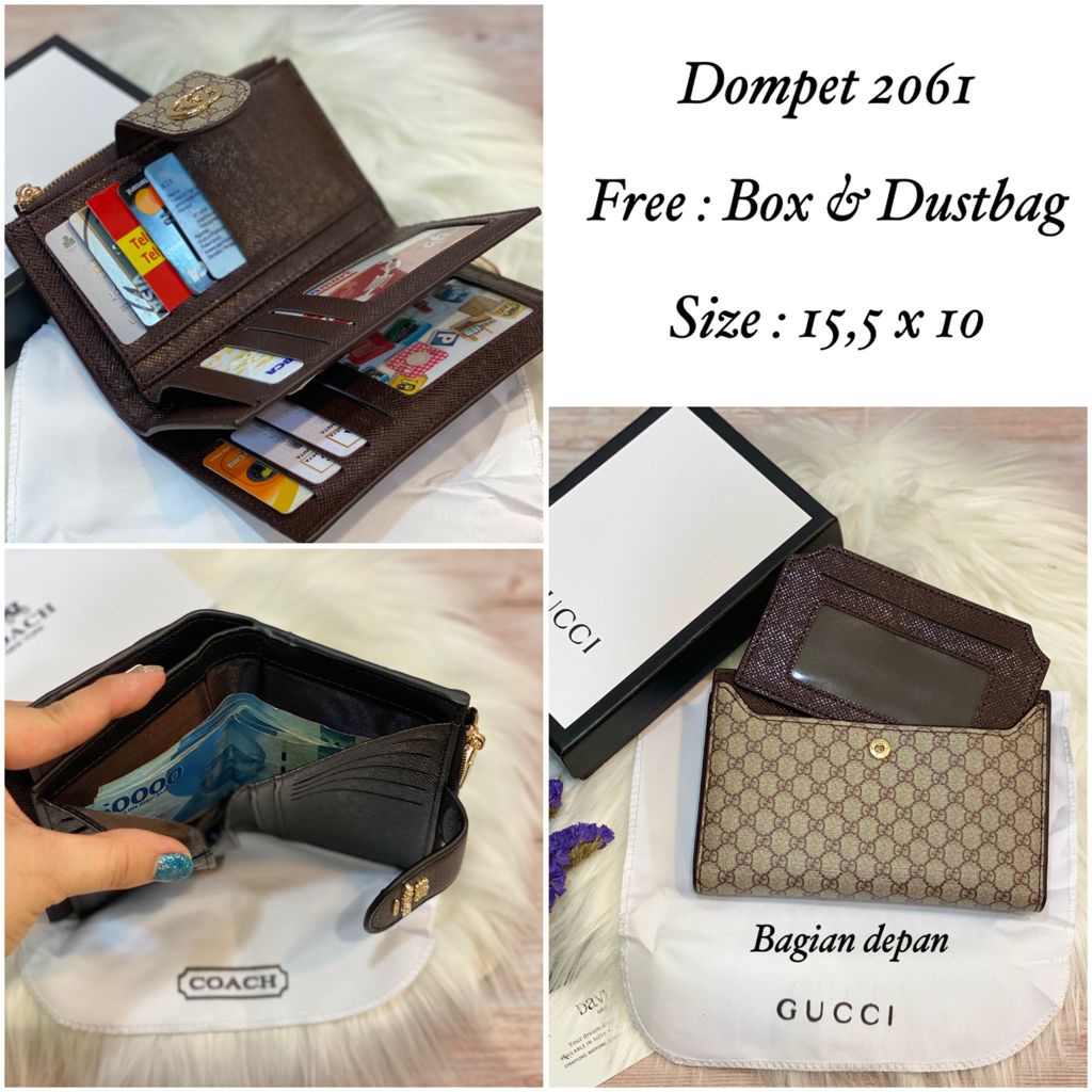 Aneka Dompet Lipat Branded Free Box