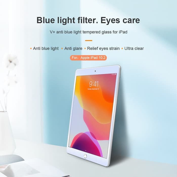 ANTI BLUE LIGHT iPad 10.2 2019 iPad 7th 10.2 inchi Screen Guard Eye Protection